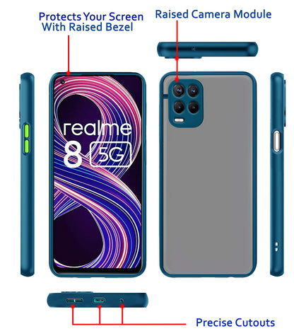 Realme 8/8s/Narzo 30 5G Hybrid phone cover in blue by Pikkme – photo 3