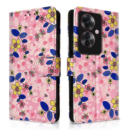 Pink flower flip case for OPPO F25 Pro 5G – Pikkme