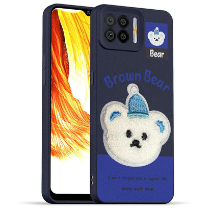 Pikkme Oppo F17 blue mobile cover
