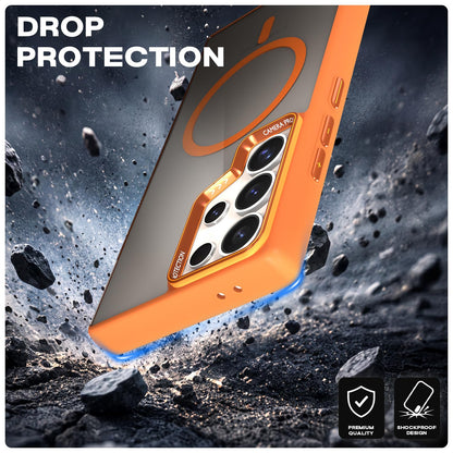 Pikkme orange mag-safe MagSafe mobile cover for Samsung S24 Ultra 5G – photo 6