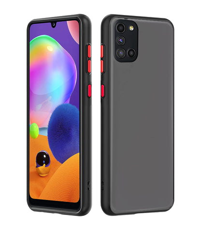 Pikkme Samsung A31 black mobile back cover