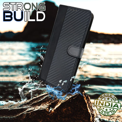 Black Wallet mobile flip cover for Realme Narzo 50/8i 4G – Pikkme – photo 3