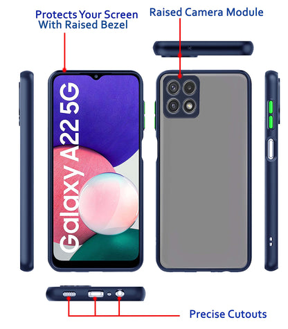 Pikkme Samsung F42/A22 5G blue mobile cover – photo 3