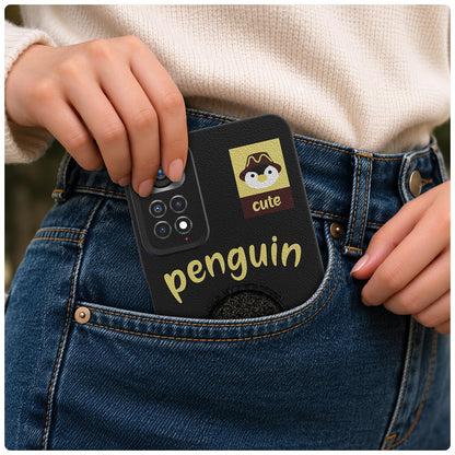 Pikkme Redmi Note 11/Note 11s Plush Patch black back cover – photo 4
