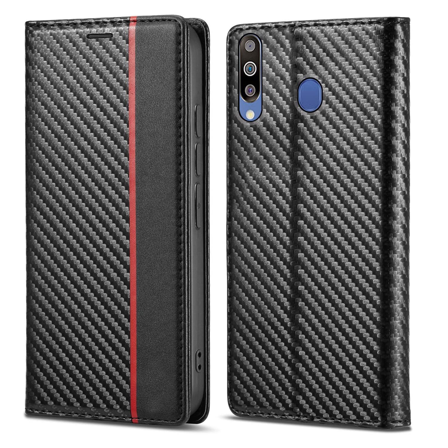Black mobile flip cover for Samsung M30 – Pikkme
