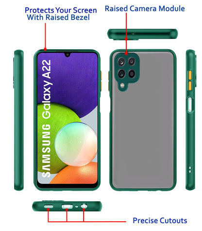 Pikkme Samsung A22 4G green mobile back cover – photo 3