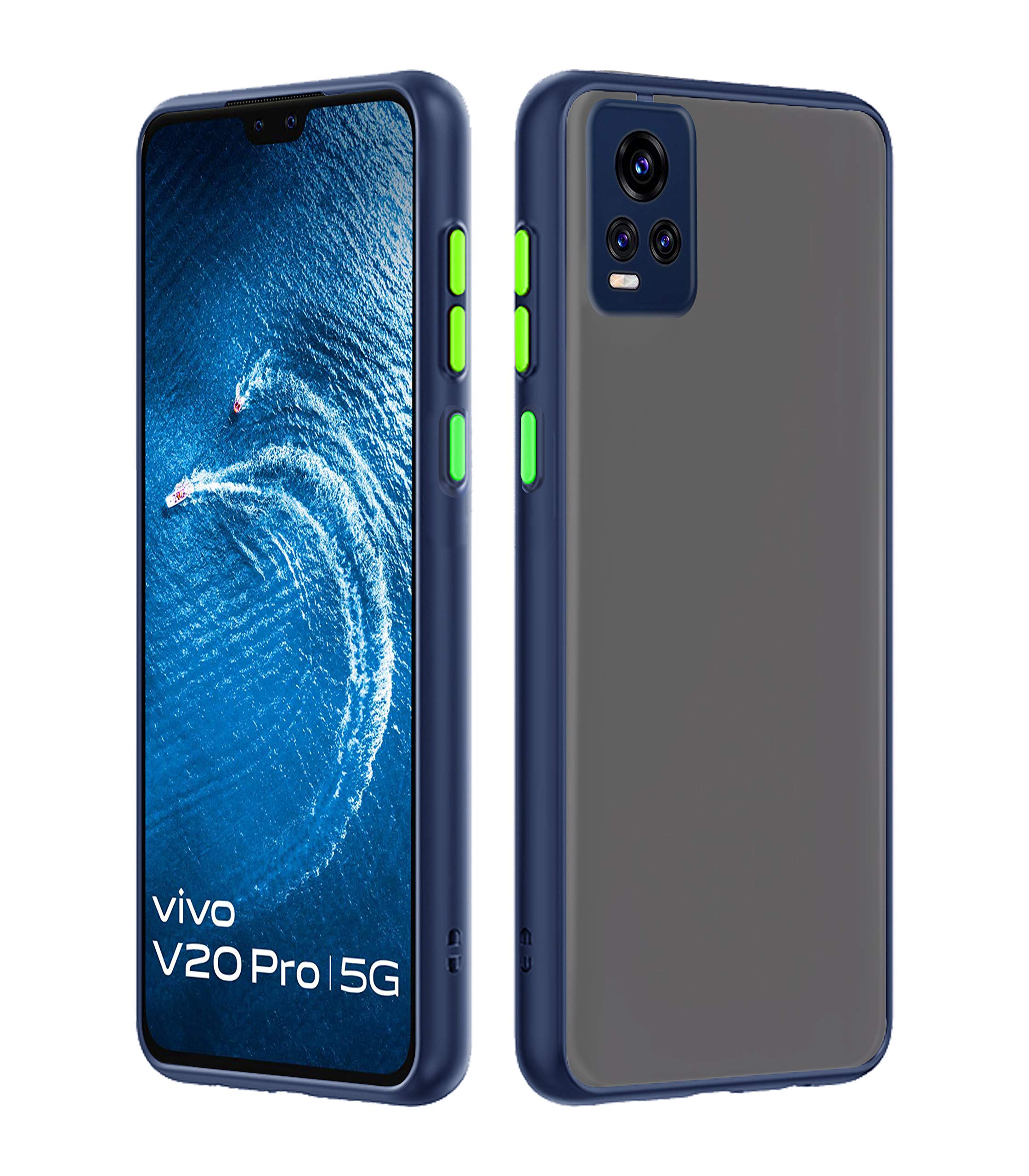 Pikkme blue mobile cover for Vivo V20