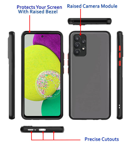 Pikkme Samsung A73 5G Hybrid black mobile back cover – photo 3