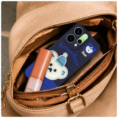 Blue Plush Patch back cover for Oppo Reno 14 5G – Pikkme – photo 5