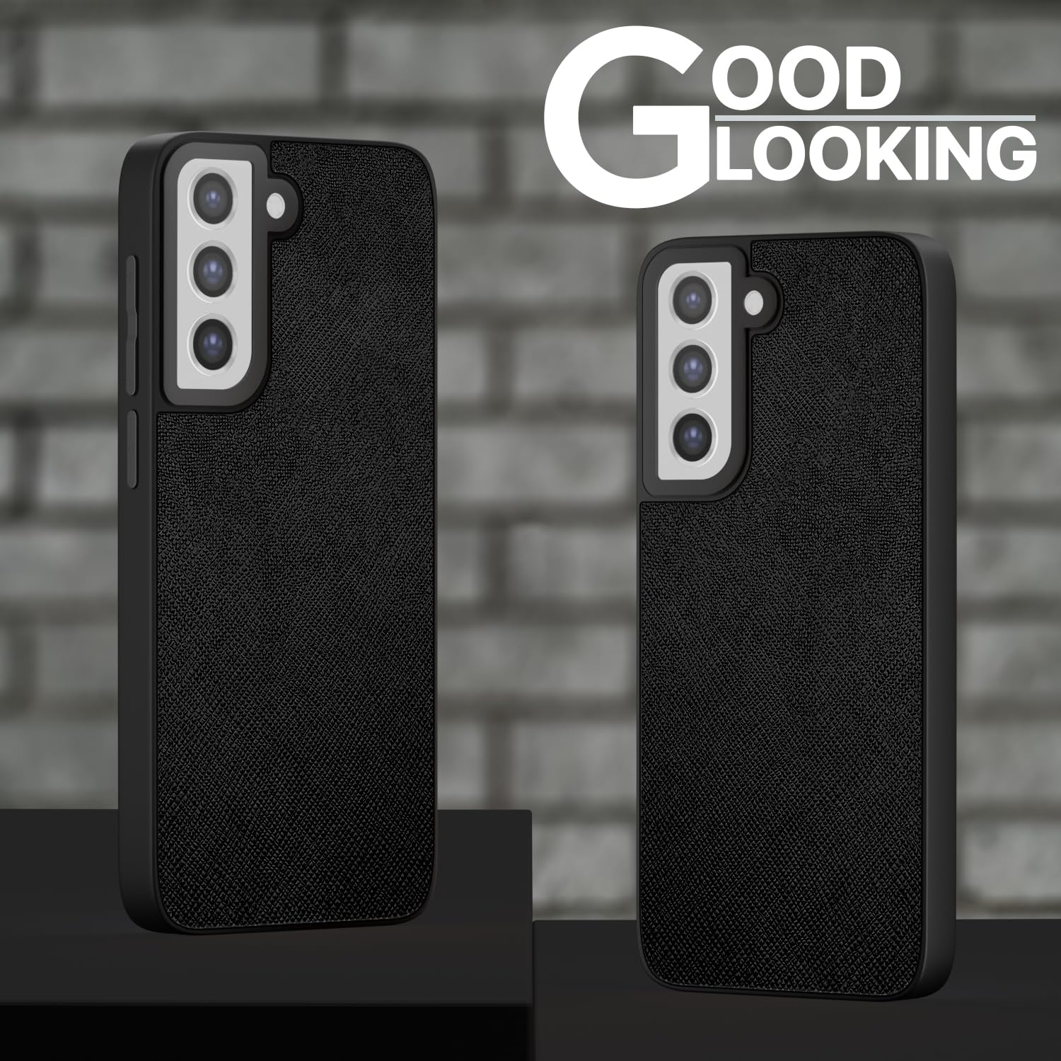 Samsung S21 FE 5G Leatherback back cover in black by Pikkme – photo 5