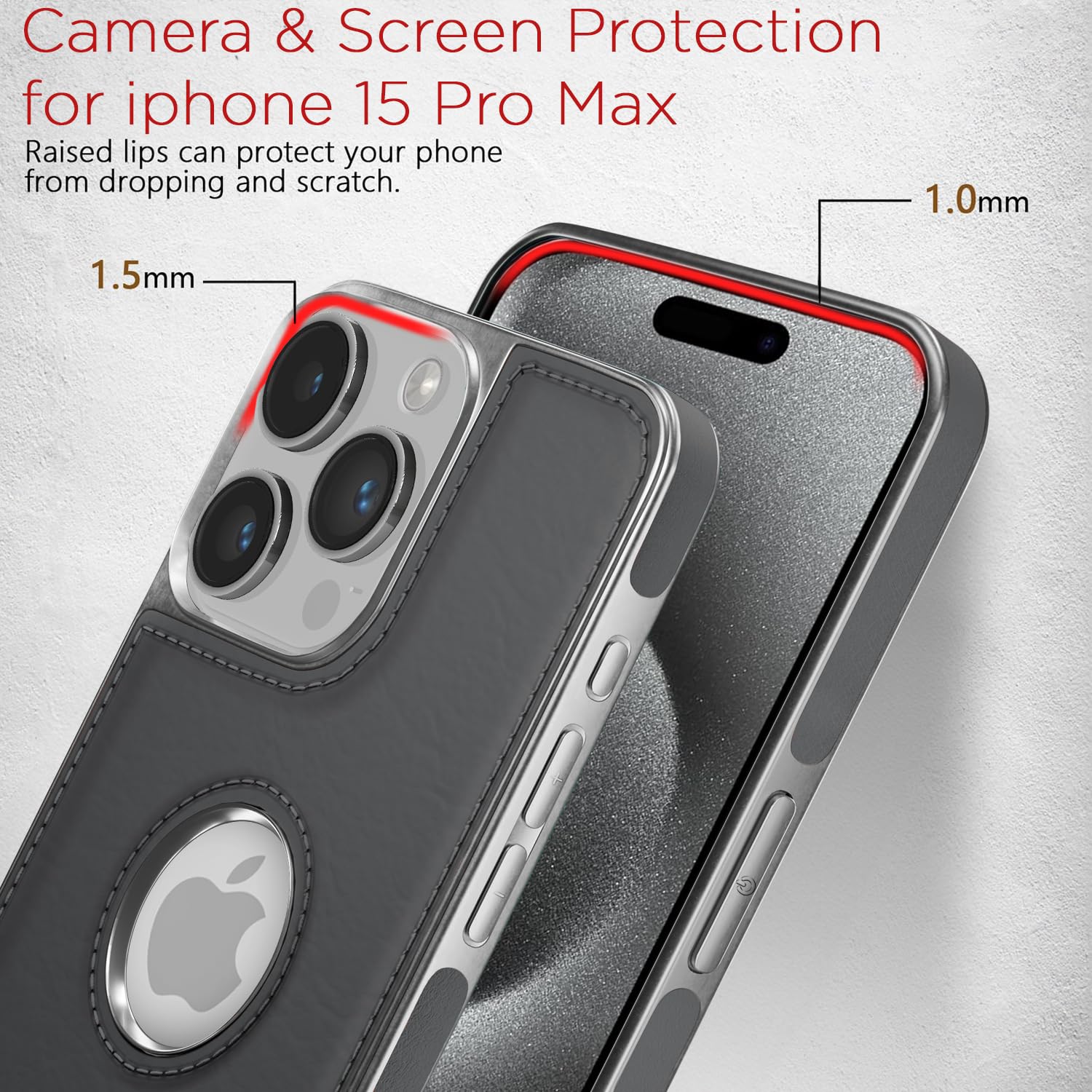 iPhone 15 Pro mobile cover in gray by Pikkme – photo 4