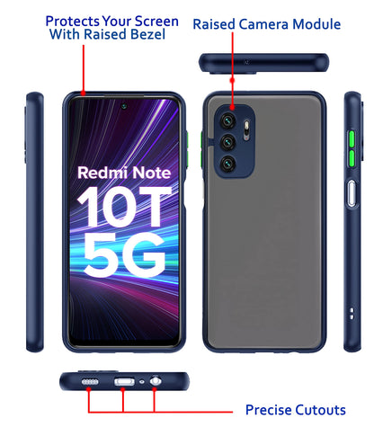 Redmi Note 10T/Poco M3 Pro 5G mobile back cover in blue by Pikkme – photo 3