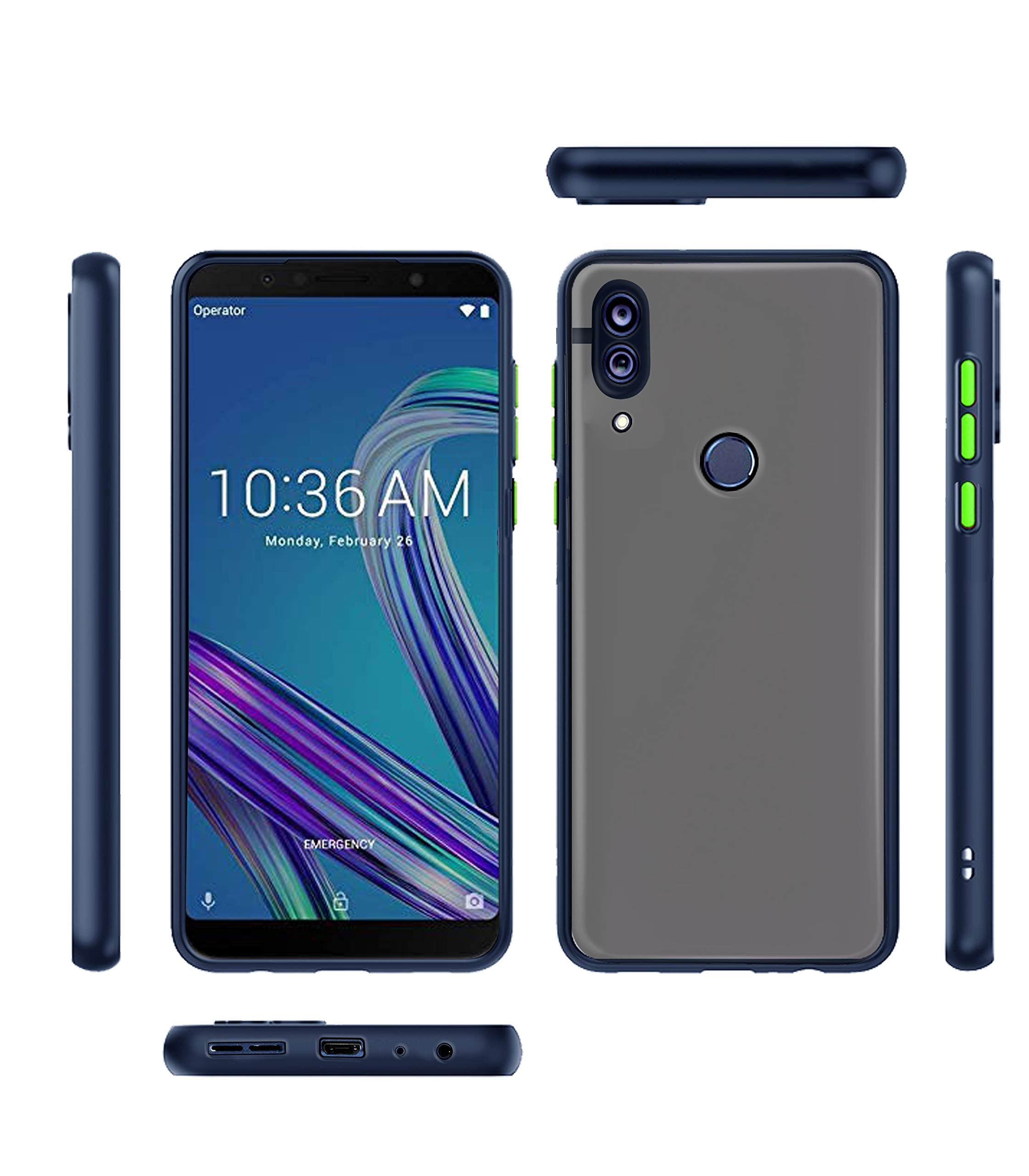 Pikkme Asus Matte blue phone cover – photo 2