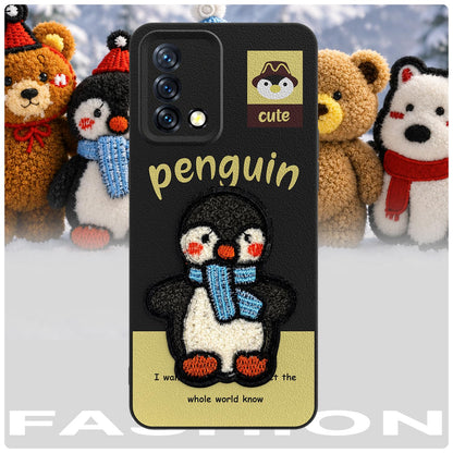 Pikkme black Plush Patch mobile back cover for Oppo F19/F19s – photo 7