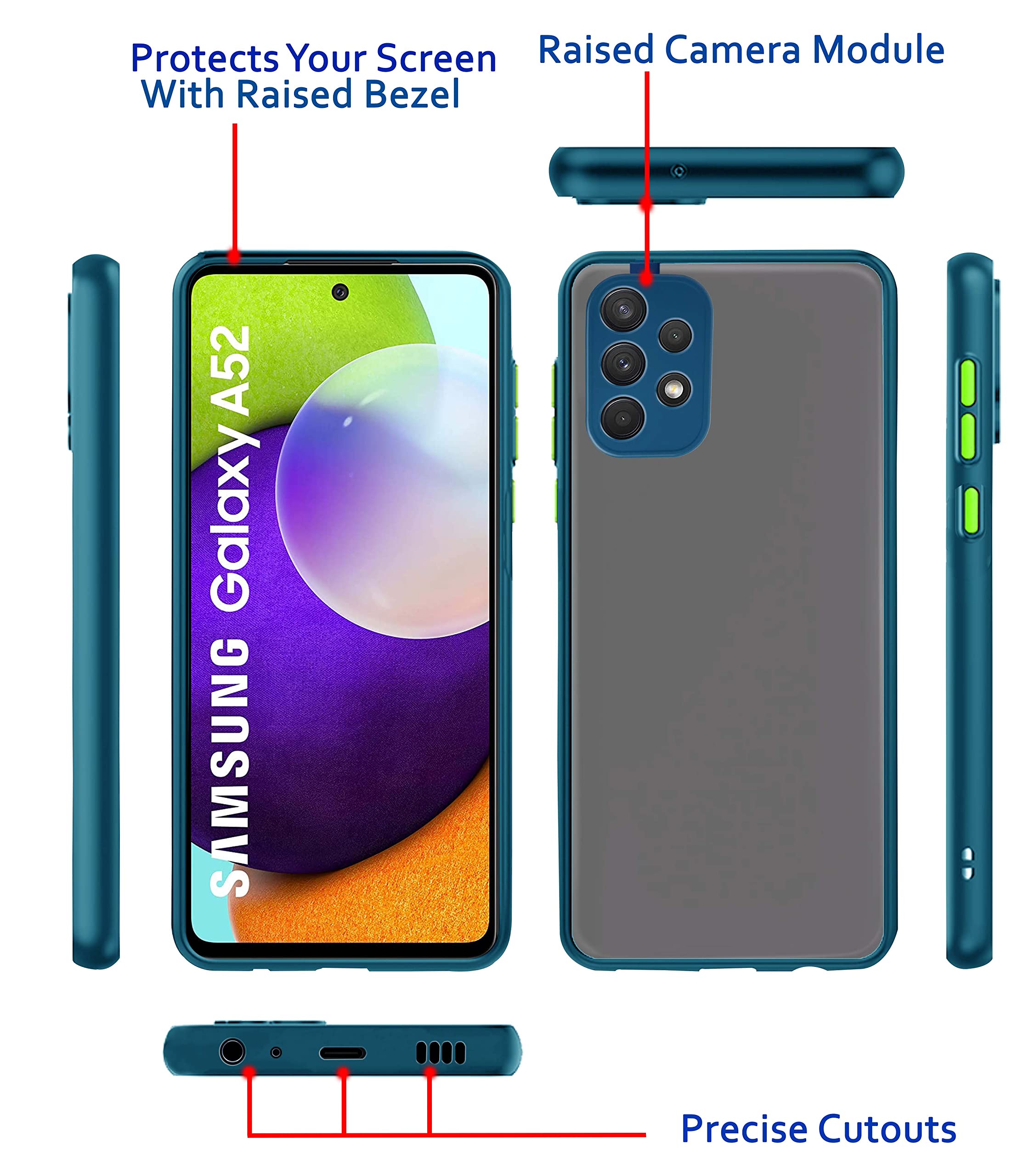 Pikkme Samsung A52/A52s 5G blue phone cover – photo 3