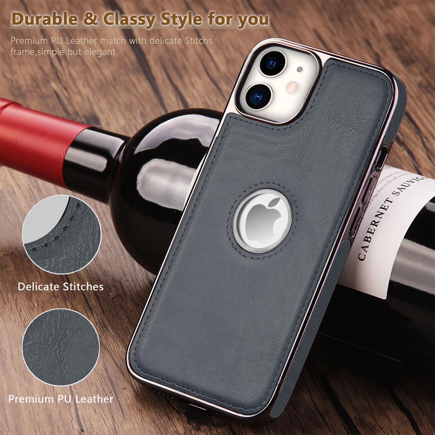 Pikkme iPhone 12/12 Pro gray mobile back cover – photo 4