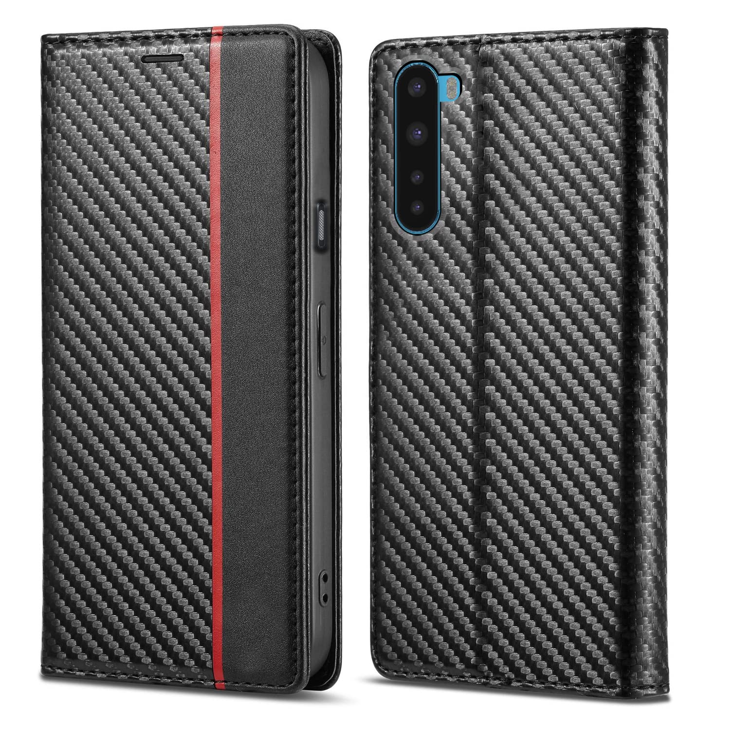 OnePlus Nord Wallet flip case in black by Pikkme