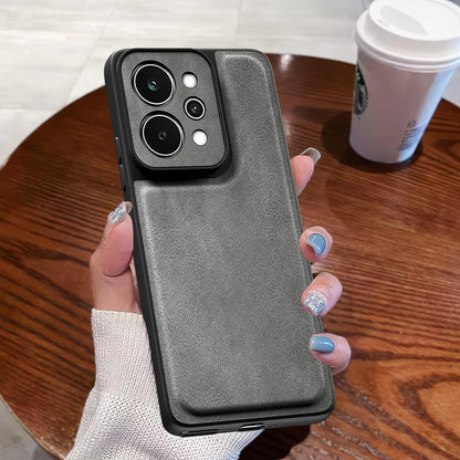 Pikkme Realme P4 Power 5G Leather grey mobile cover – photo 7