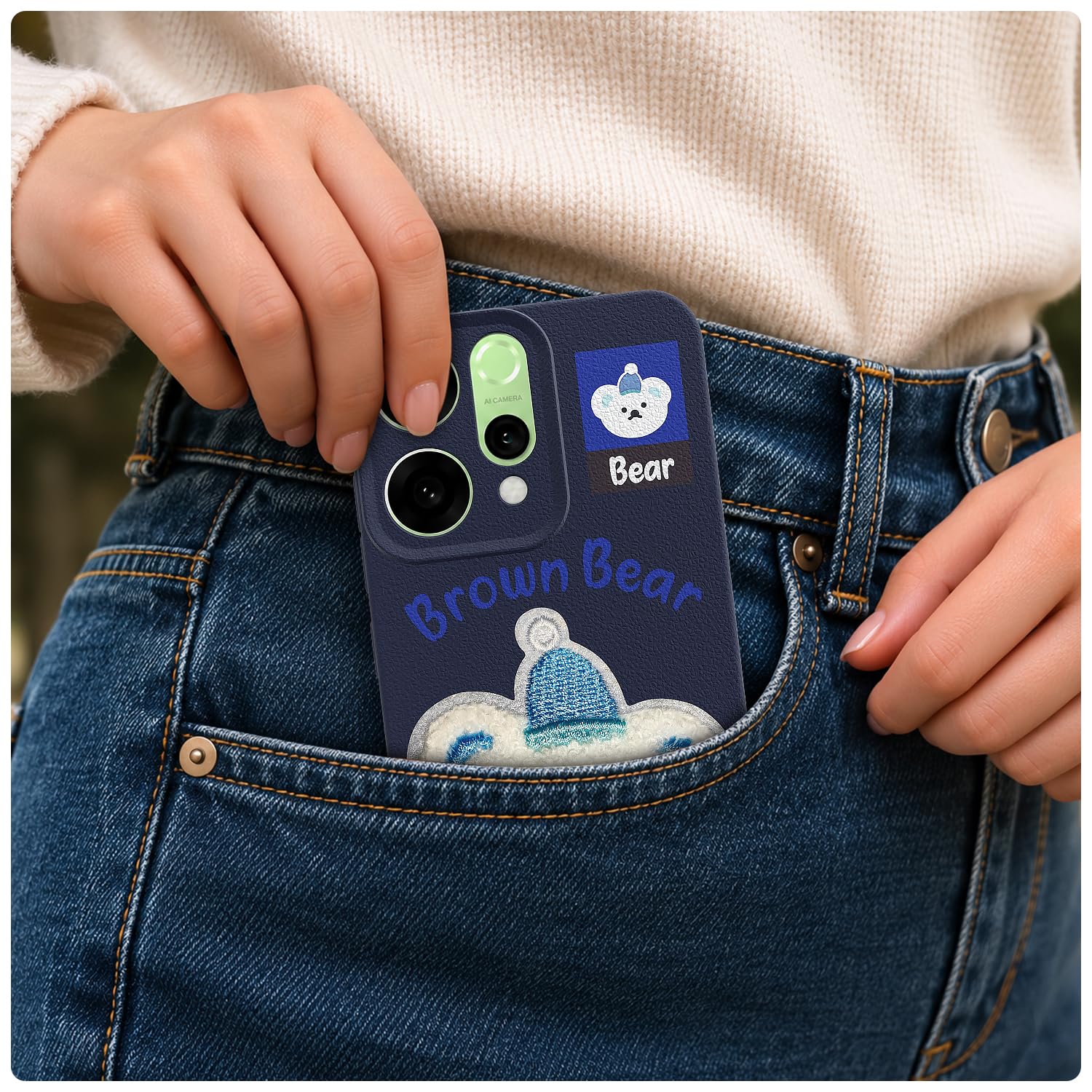 Oppo Reno 14 5G phone cover in blue by Pikkme – photo 4