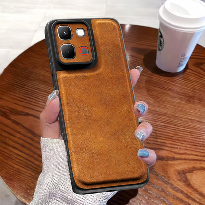 Pikkme Infinix Note Edge 5G Leather brown mobile back cover – photo 7