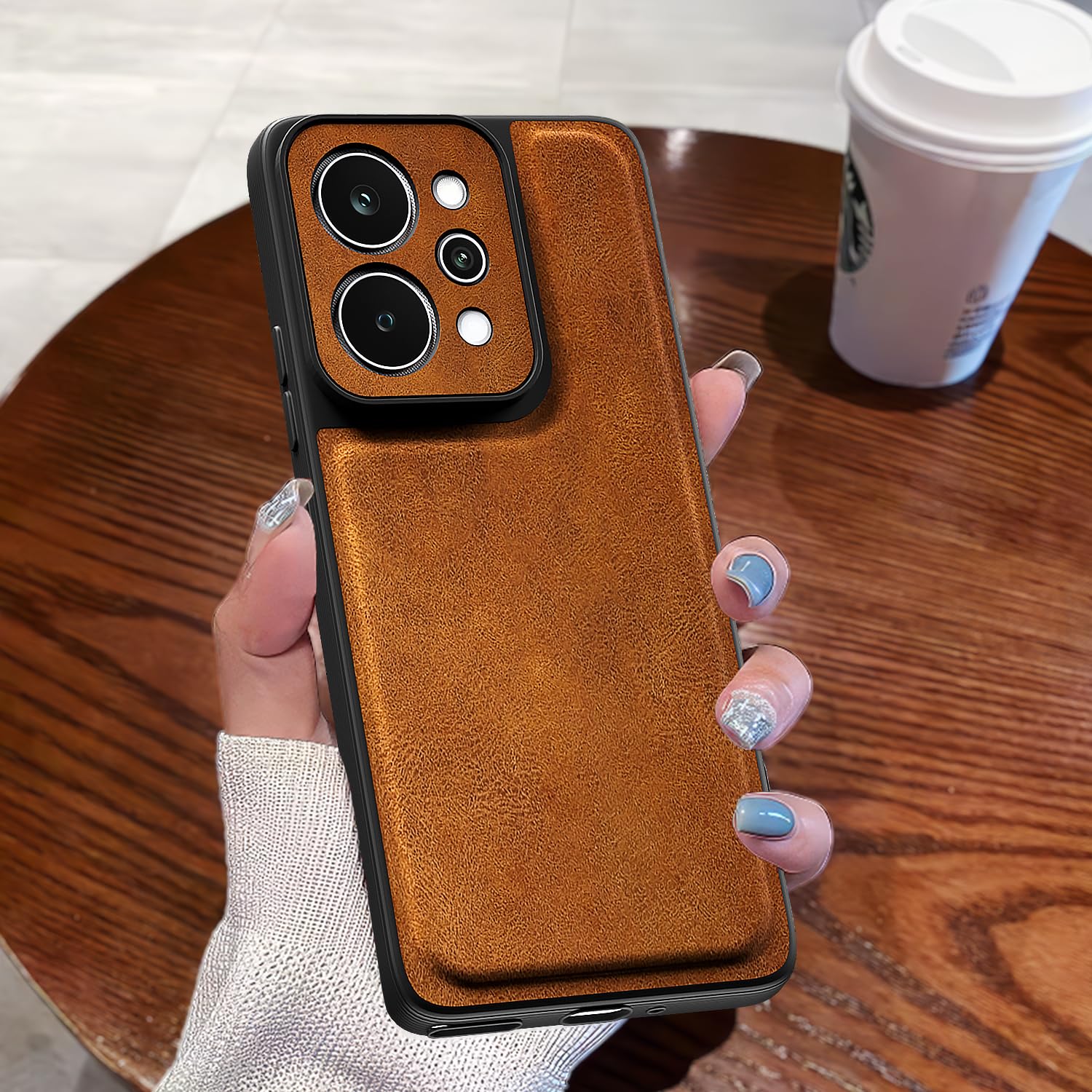 Pikkme brown phone cover for Realme P4 Power 5G – photo 7
