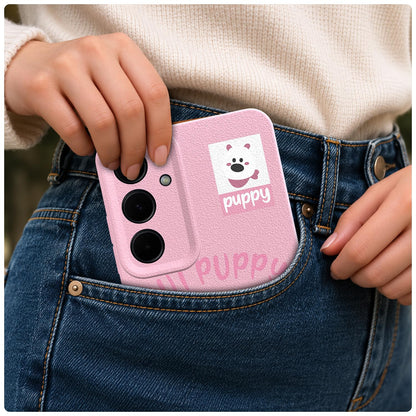 Pink Plush Patch mobile back cover for Samsung A35 5G – Pikkme – photo 4