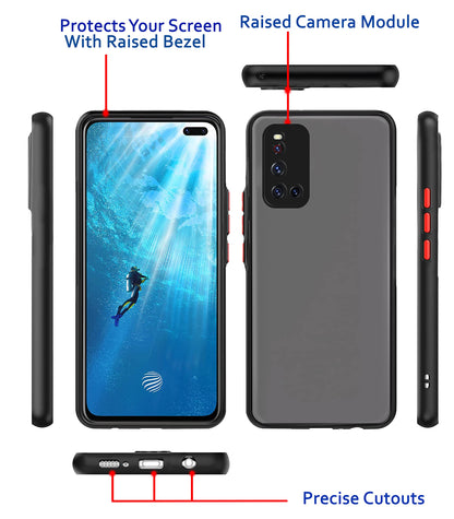 Black Hybrid back cover for Vivo V19 – Pikkme – photo 3