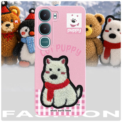 Pink Plush Patch mobile cover for Vivo Y31 5G – Pikkme – photo 7