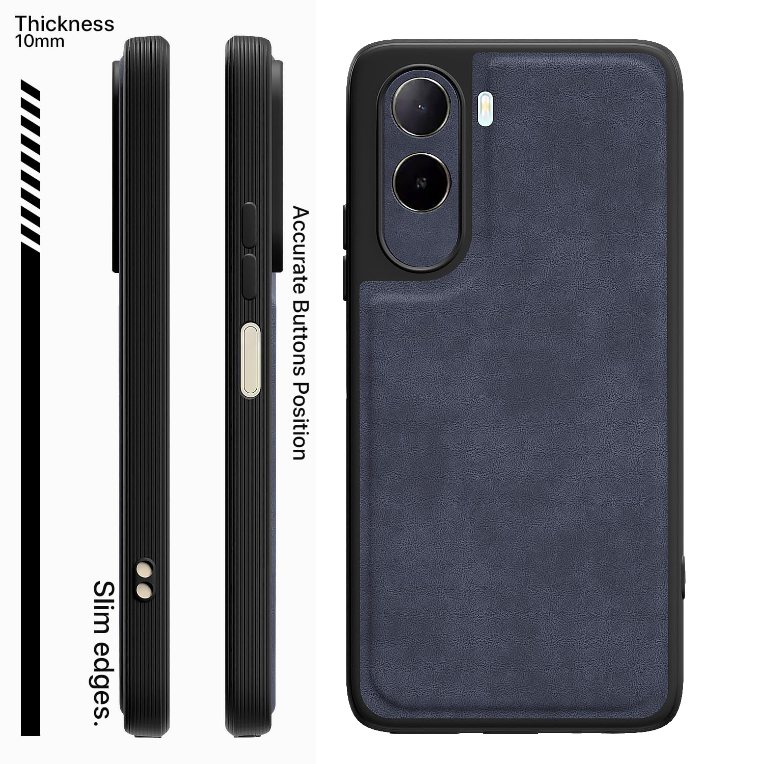 Pikkme blue mobile back cover for Redmi A7 Pro/Poco C85x 5G – photo 3