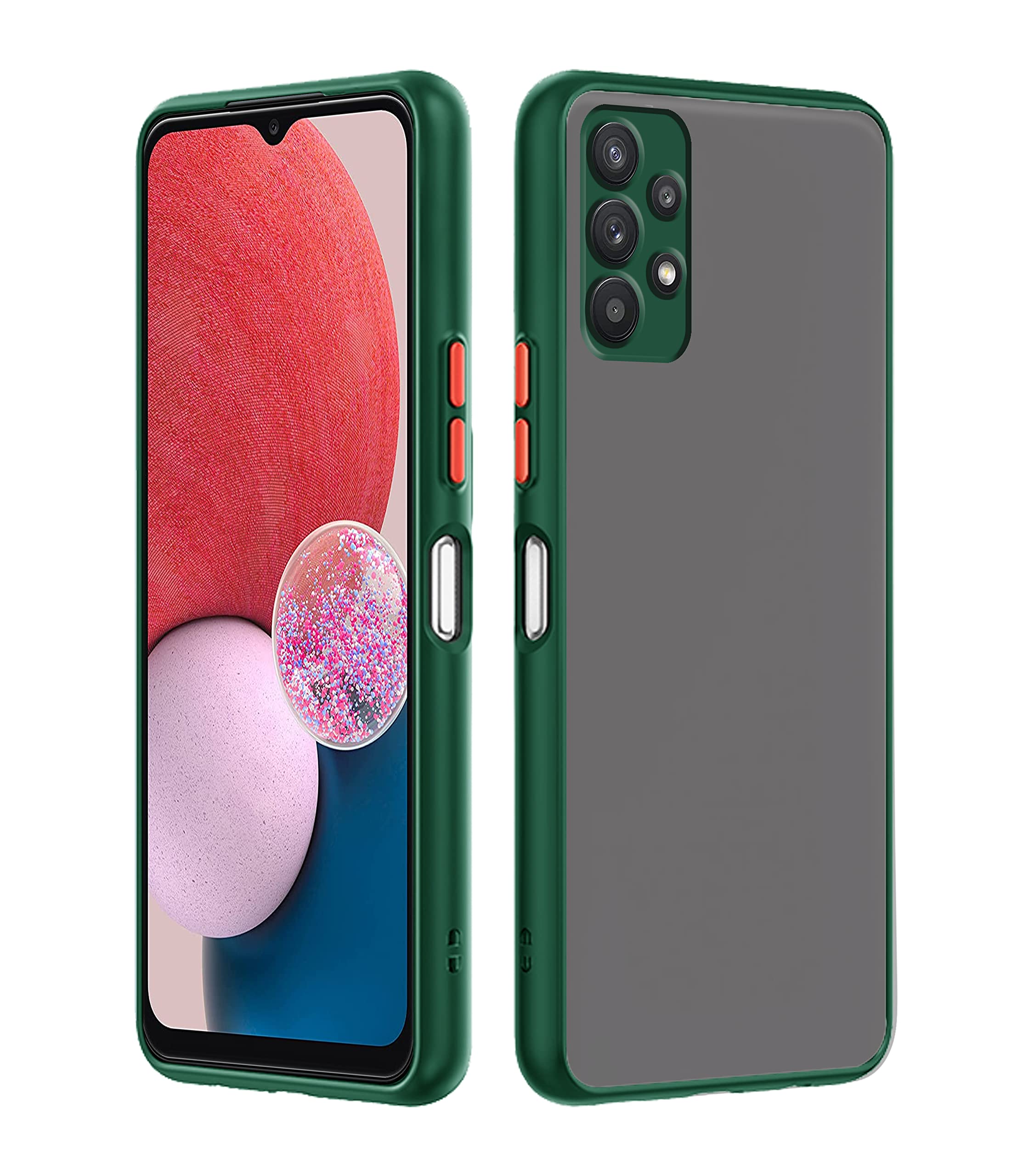 Pikkme green Hybrid phone cover for Samsung A13 4G