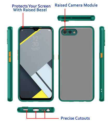 Realme C2 Hybrid back cover in green by Pikkme – photo 3