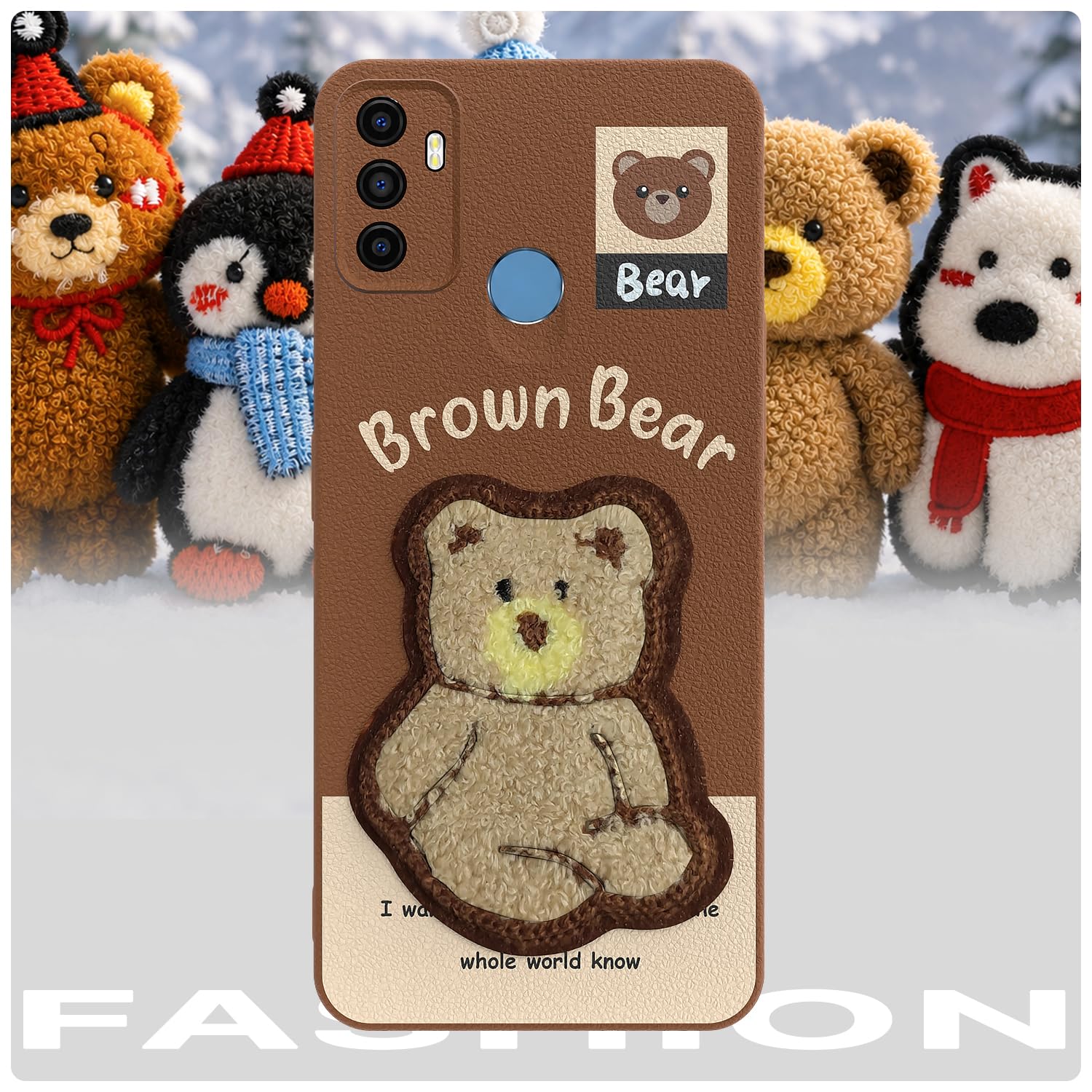 Pikkme brown mobile cover for Oppo A53 4G – photo 7