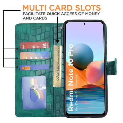 Green flip case for Redmi Note 10 Pro/Note 10 Pro Max – Pikkme – photo 4