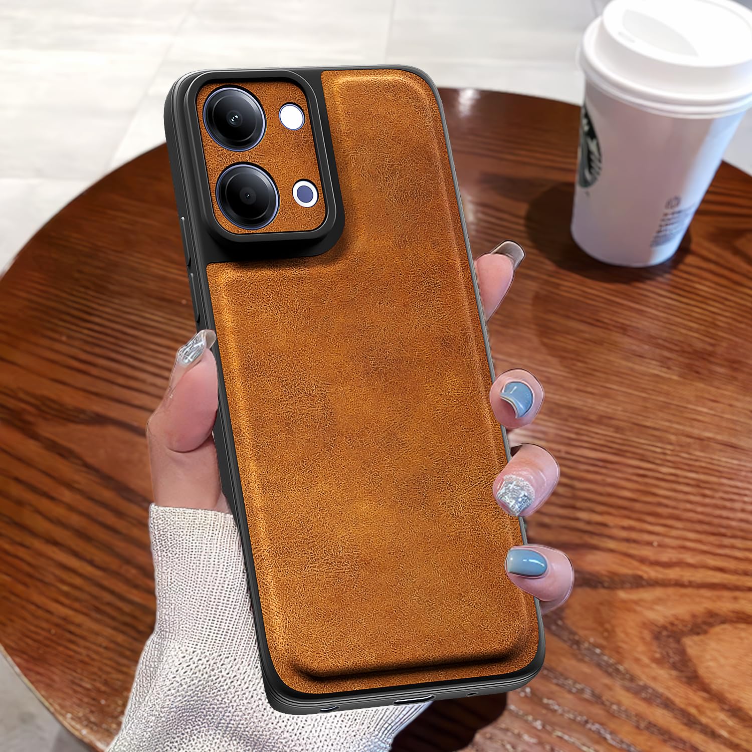 Pikkme Vivo Y11/T5 Lite 5G brown mobile cover – photo 7