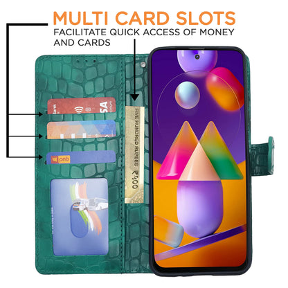 Pikkme Samsung M51 Wallet green wallet flip cover – photo 2