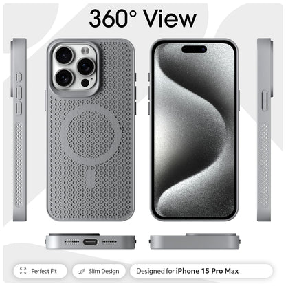 Pikkme grey MagSafe back cover for iPhone 15 Pro – photo 3