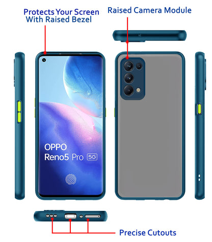 Pikkme Oppo Reno 5 Pro Matte blue phone cover – photo 3