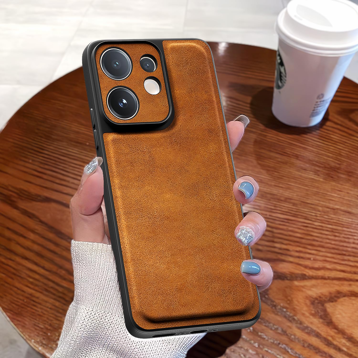 Pikkme brown mobile back cover for Vivo V60/T4 Pro 5G – photo 7