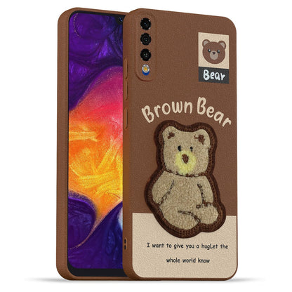 Samsung A50/A50s/A30s mobile back cover in brown by Pikkme