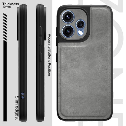Grey Leather mobile back cover for Oppo Reno 15 5G – Pikkme – photo 3