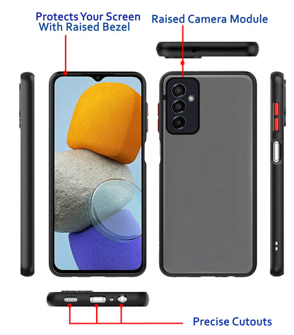 Black Hybrid phone cover for Samsung F23 5G – Pikkme – photo 3