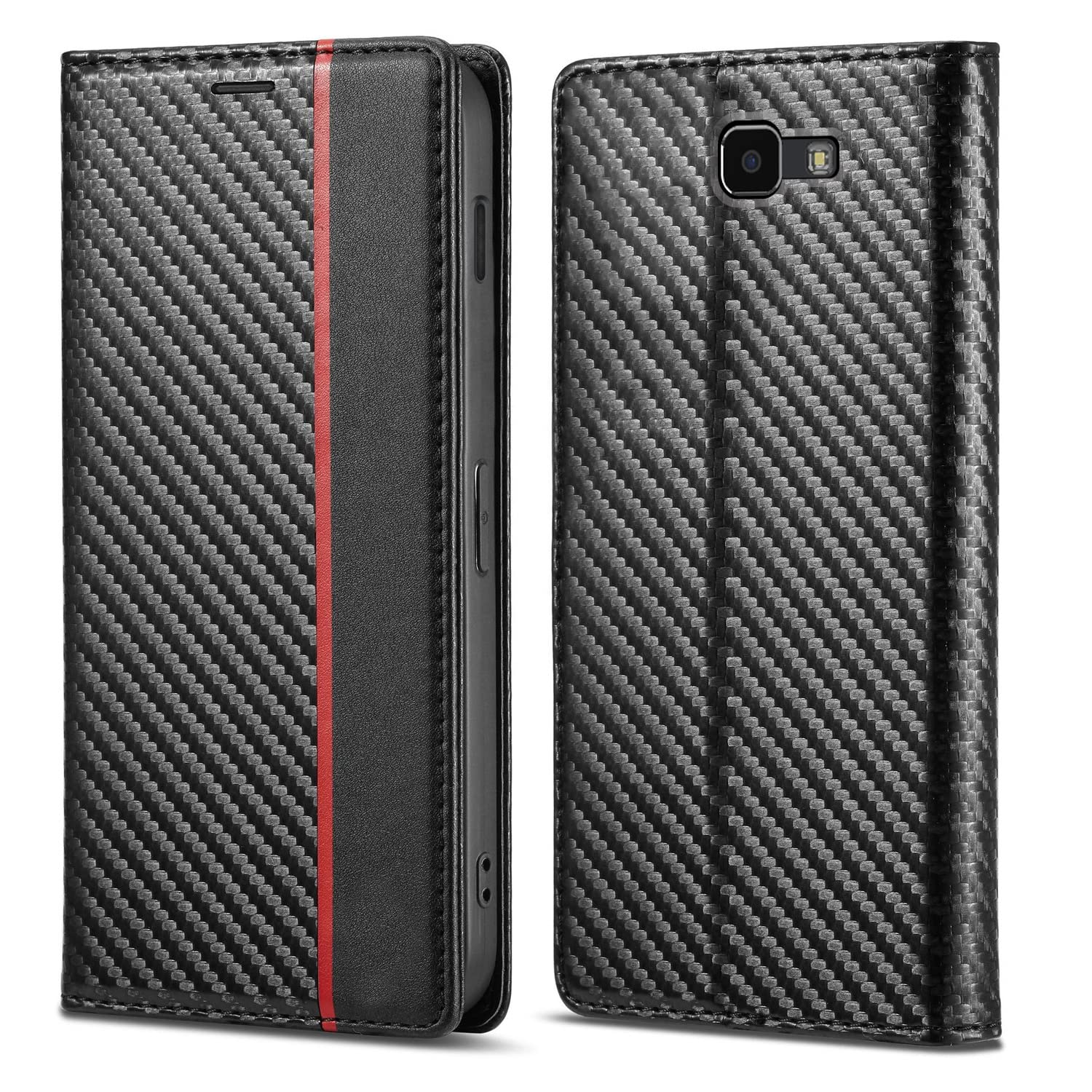 Black Wallet flip cover for Samsung J7 Prime – Pikkme