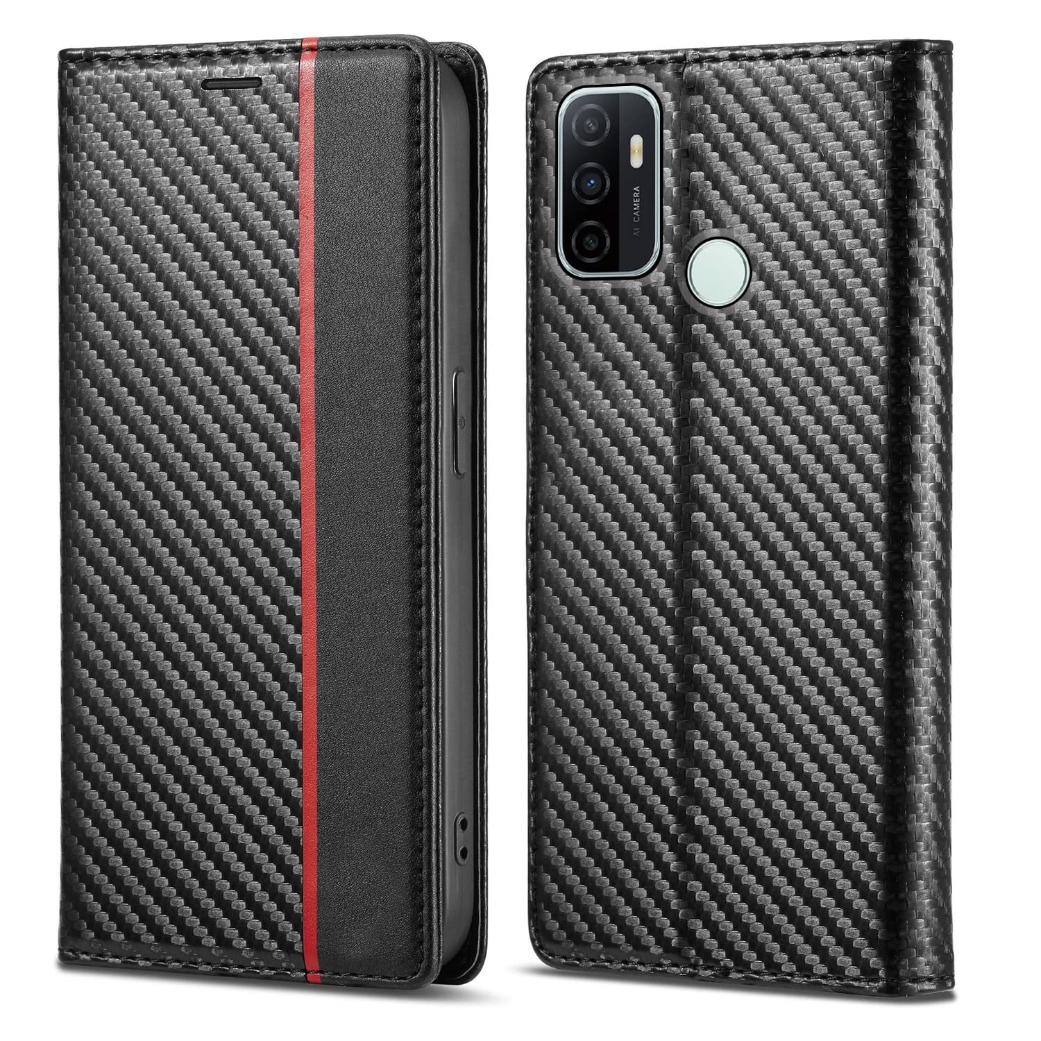Pikkme black flip cover for Oppo A53