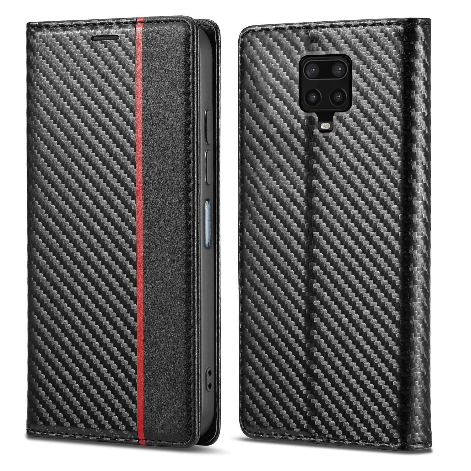 Pikkme black Wallet flip case for Redmi Note 9 Pro/Note 9 Pro Max/Poco M2 Pro/Note 10 Lite