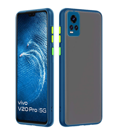 Pikkme blue Hybrid phone cover for Vivo V20 Pro