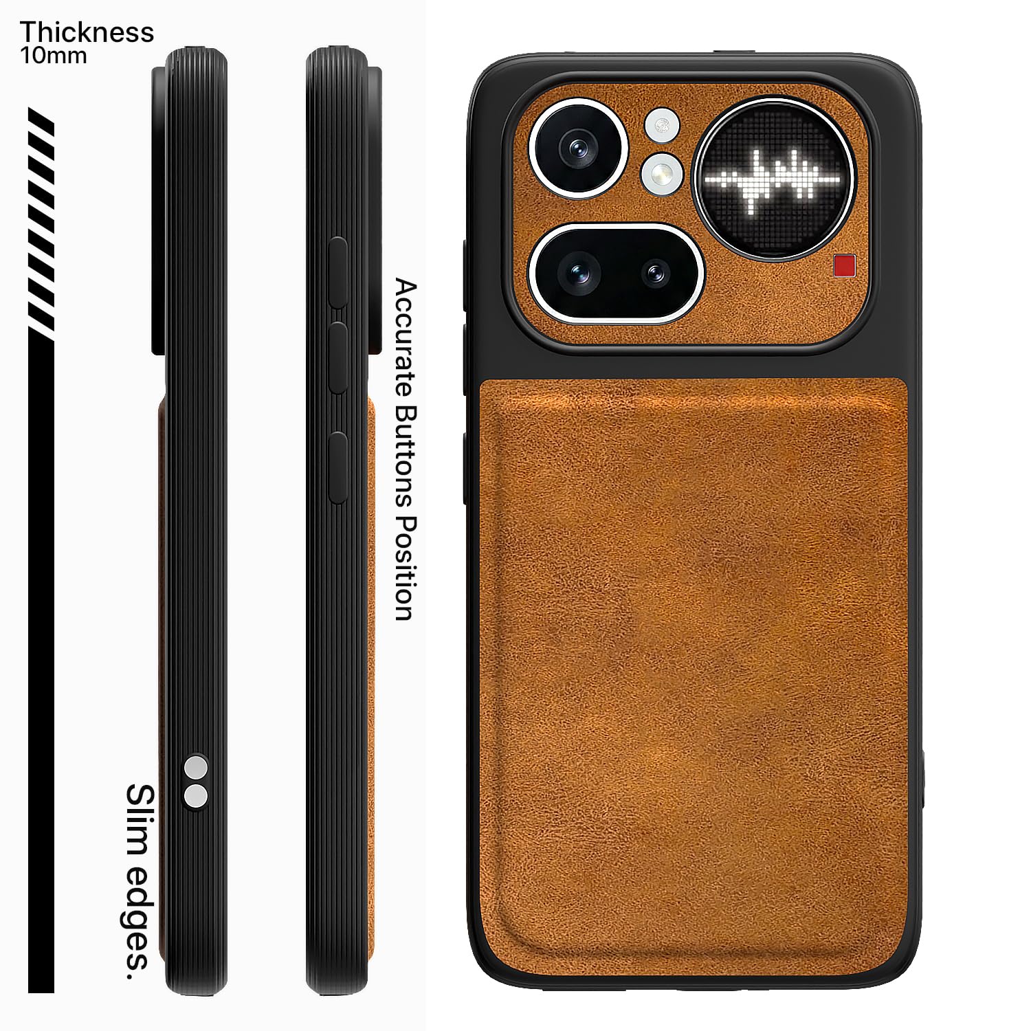 Brown phone cover for Nothing Phone 4a Pro 5G – Pikkme – photo 3