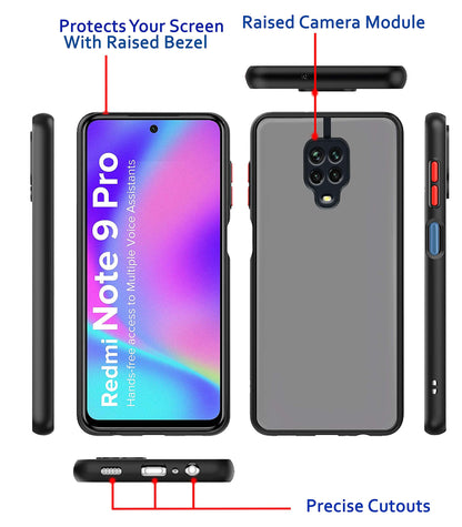 Pikkme tpu, black Matte mobile back cover for Redmi Note 10 Lite/Note 9 Pro/Note 9 Pro Max – photo 3
