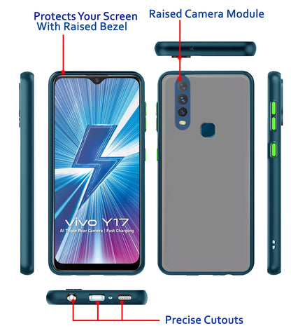 Vivo Y12/Y15/Y17/U10 mobile cover in blue by Pikkme – photo 3