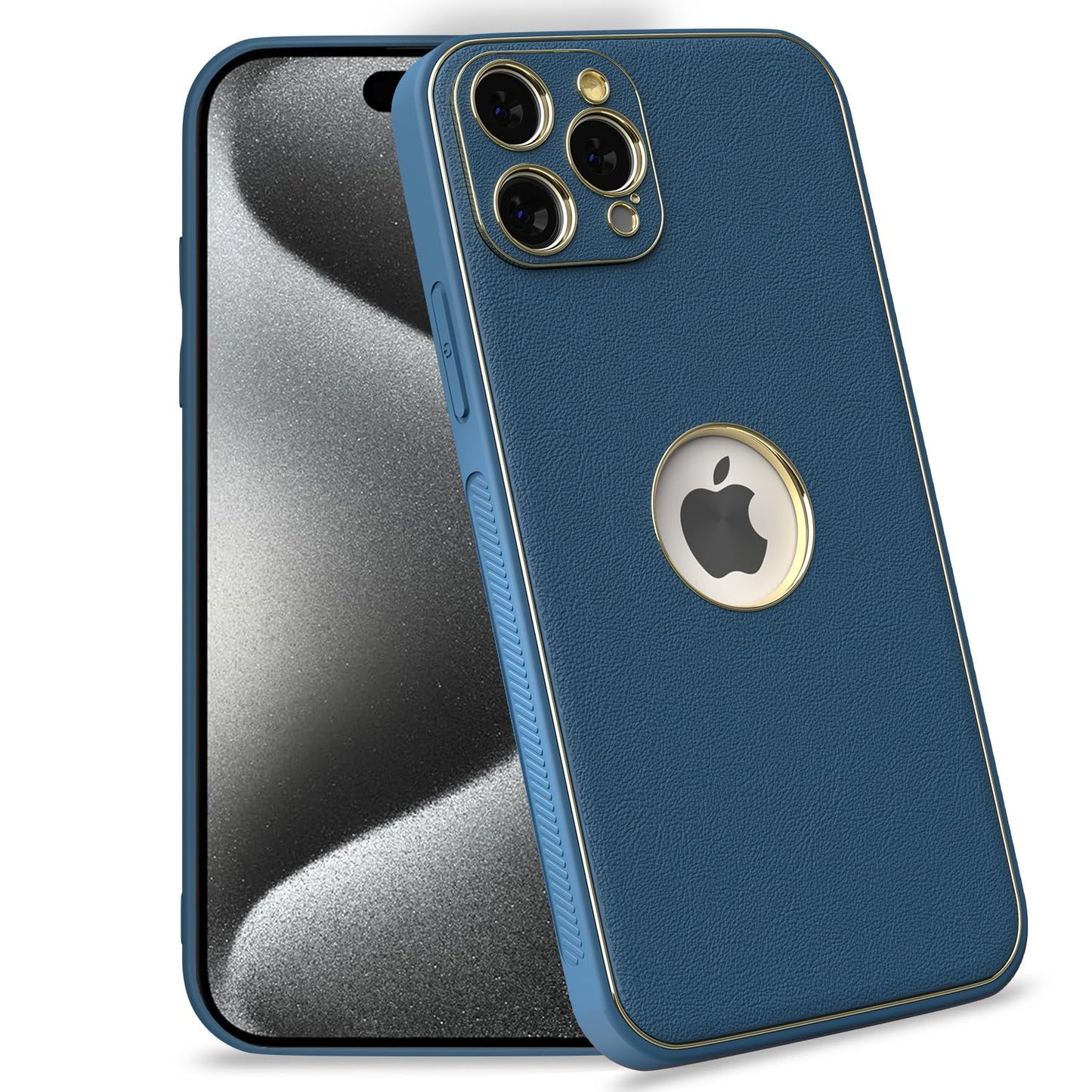 Pikkme Leather Chrome Back Cover