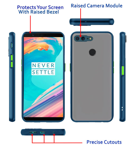 Pikkme OnePlus 5T Matte blue back cover – photo 3